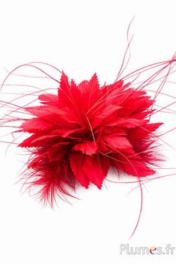Haarschmuck - Ø 15 cm - amarant